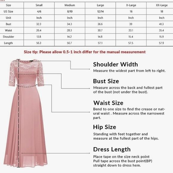 Dresses for Women Floral Lace Bodice Ribbon Waist Pleated Prom Dress Nwt Large - Picture 13 of 13